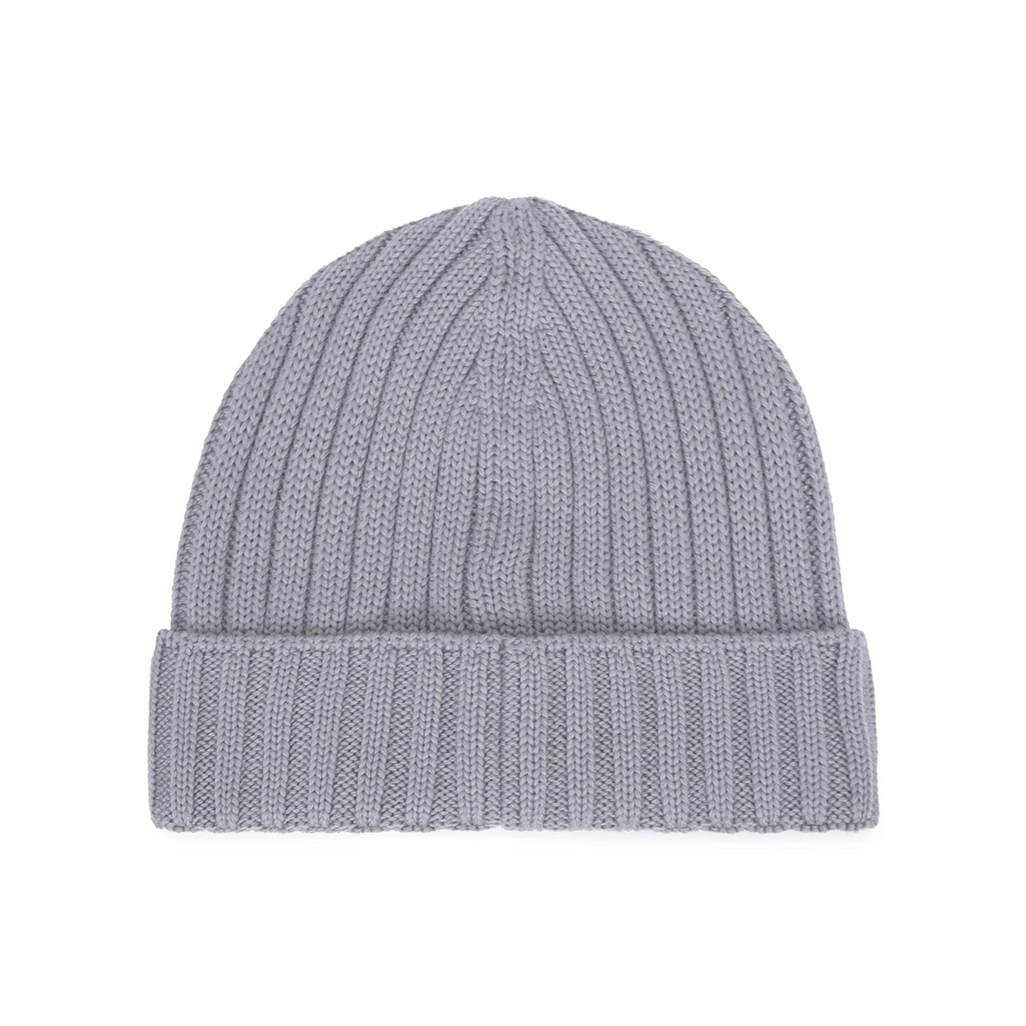 Cp Company Merino Wool Patch Logo Beanie in Grey M93