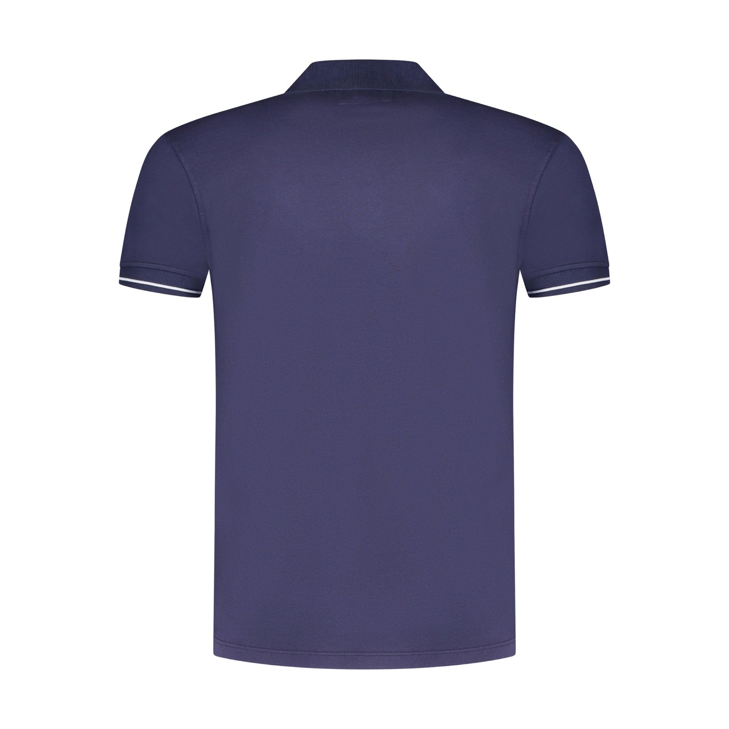 Cp Company Tacting Piquet Logo Polo Shirt In Medieval Blue