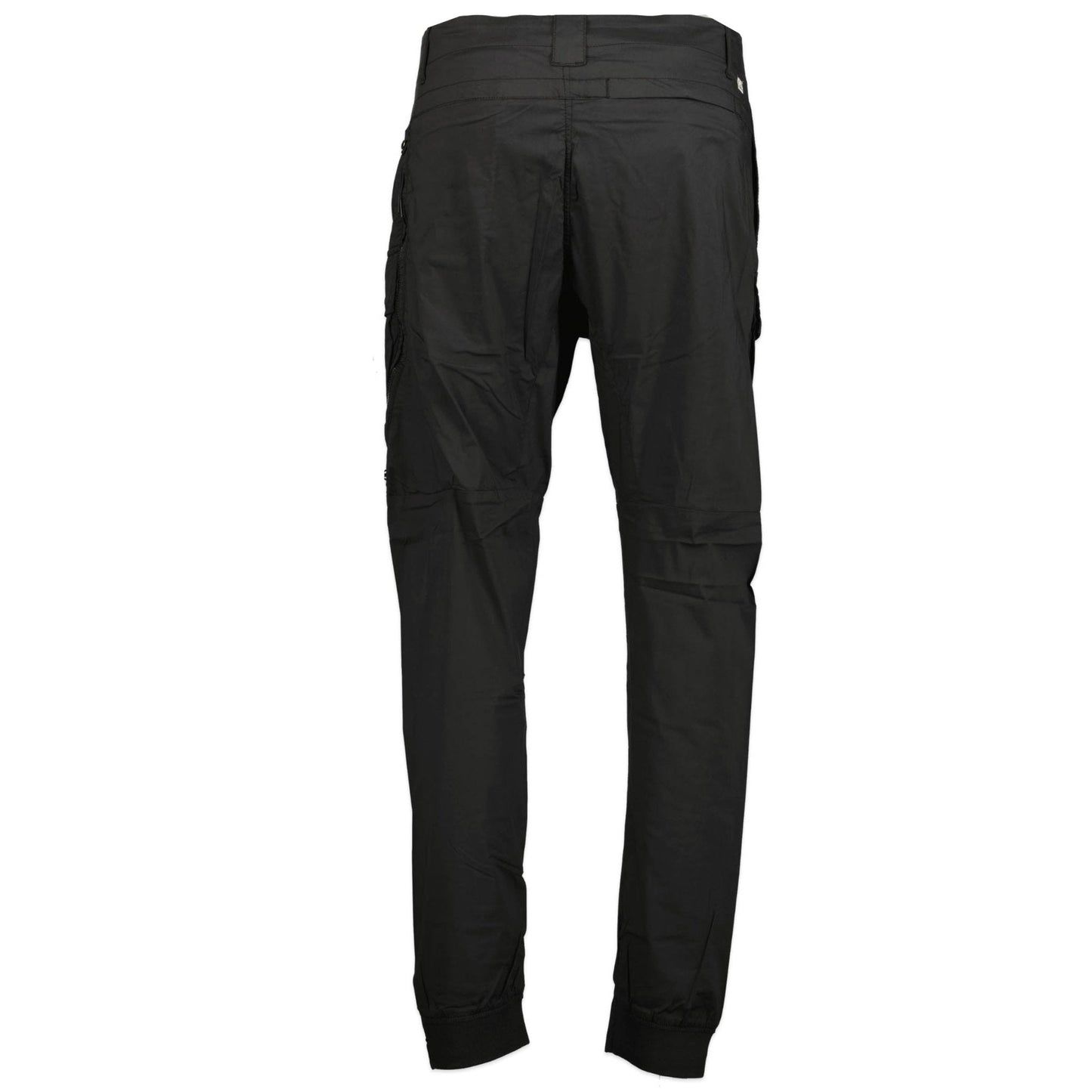 CP Company Cuffed 50 Fili Stretch Cargo Pants Black