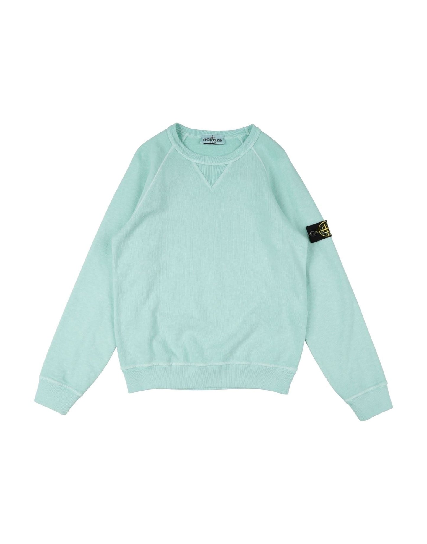 Stone Island 66360 Garment Dyed Sweatshirt In Light Blue