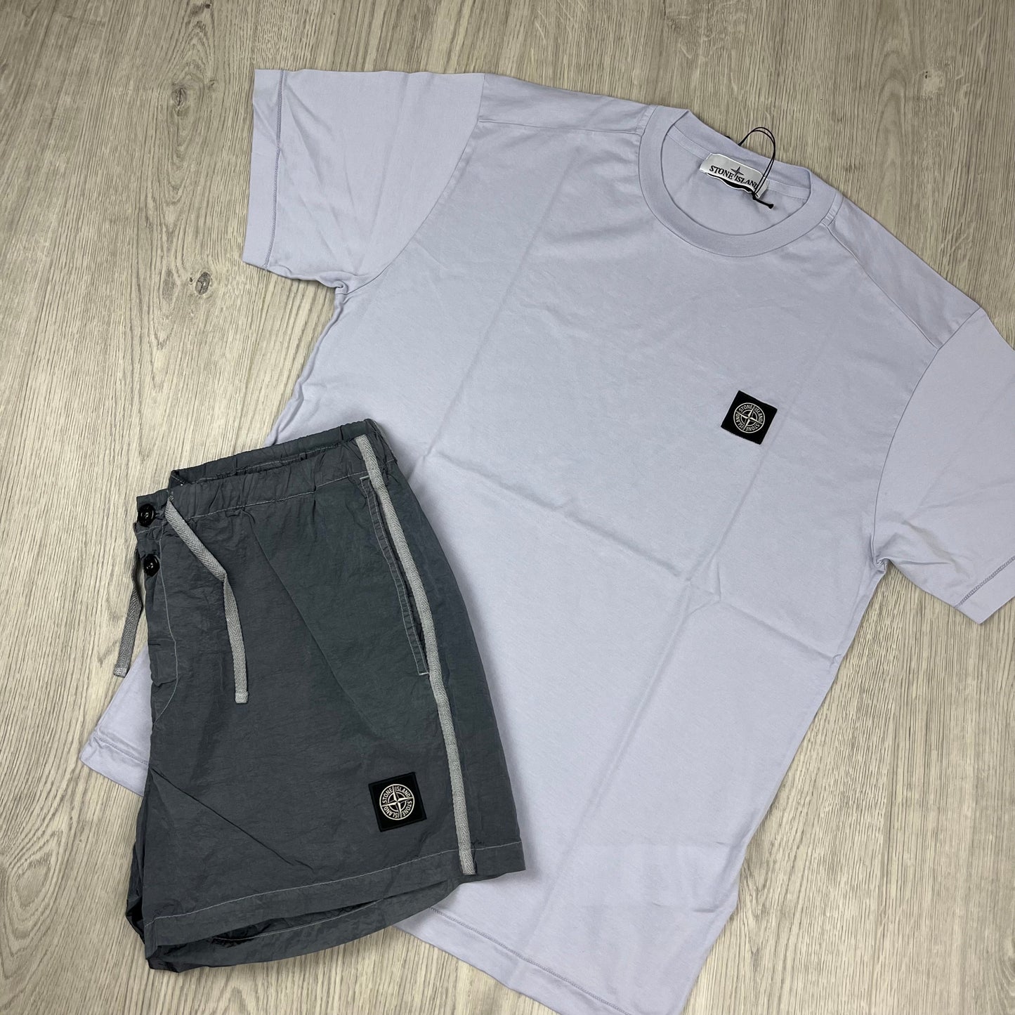 Stone Island Holiday Set - Lilac/Avio Blue