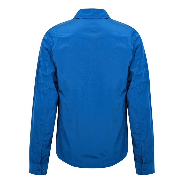 Cp Company Chrome-R Pocket Overshirt in Ink Blue