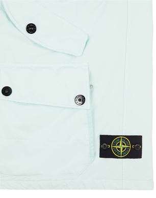 Stone Island David-Tc Laser Printed Down Gilet In Grey