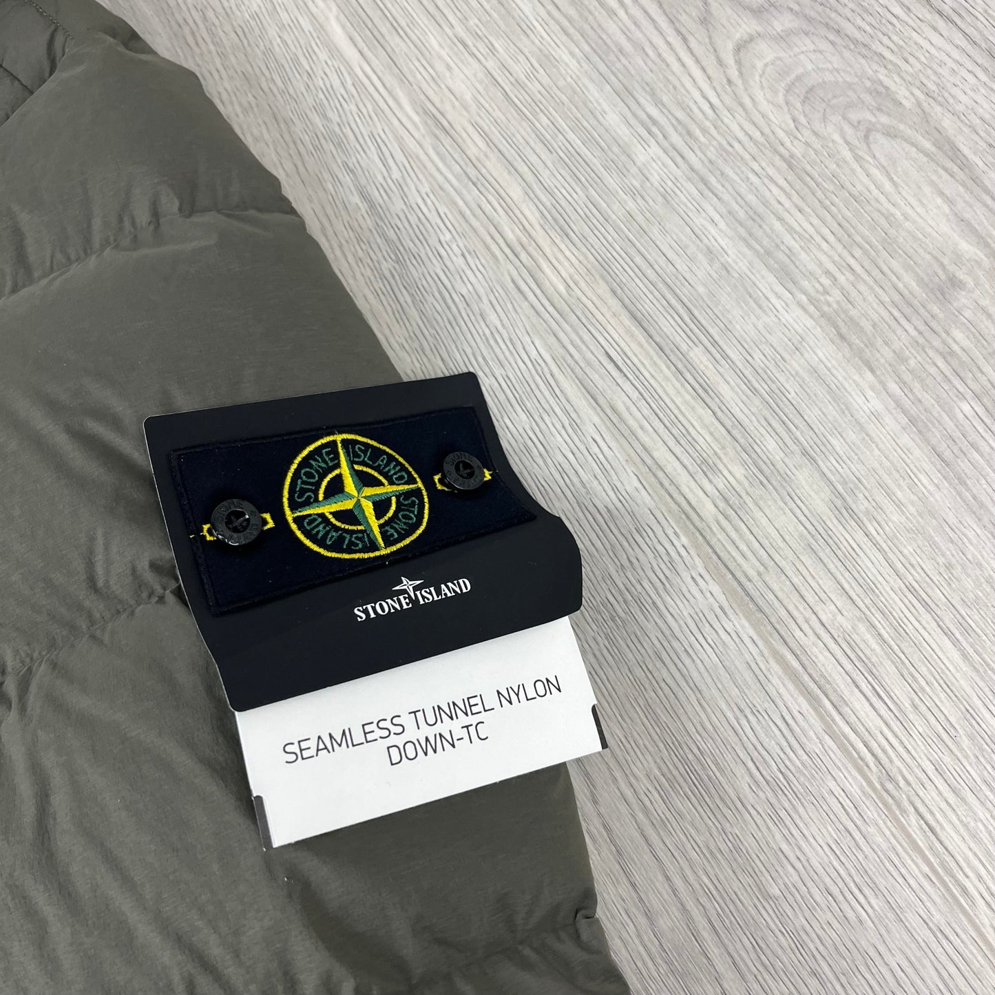 Stone Island Nylon Down Jacket - Military