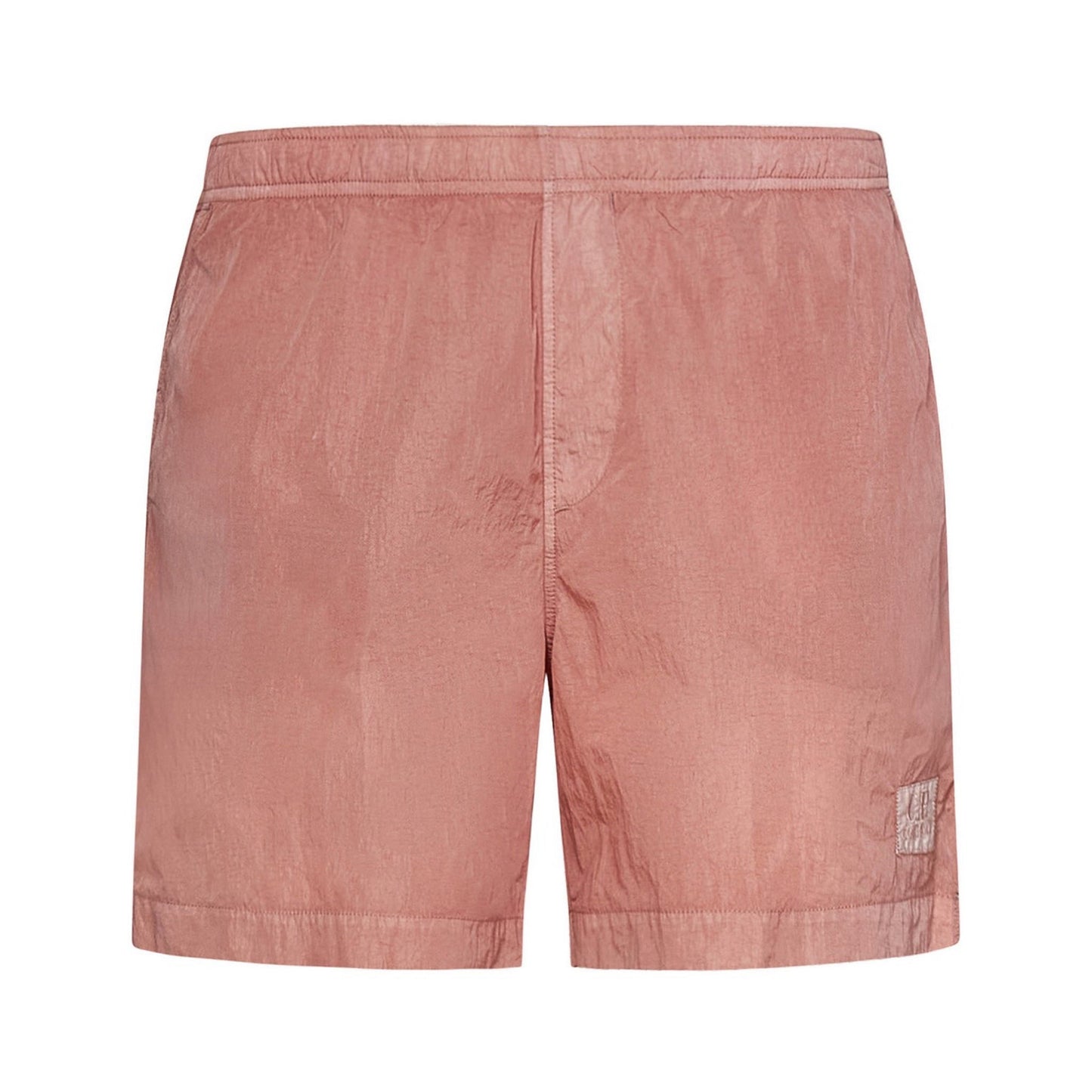 Cp Company Eco-Chrome R Stitch Logo Swim Shorts Pale Mauve