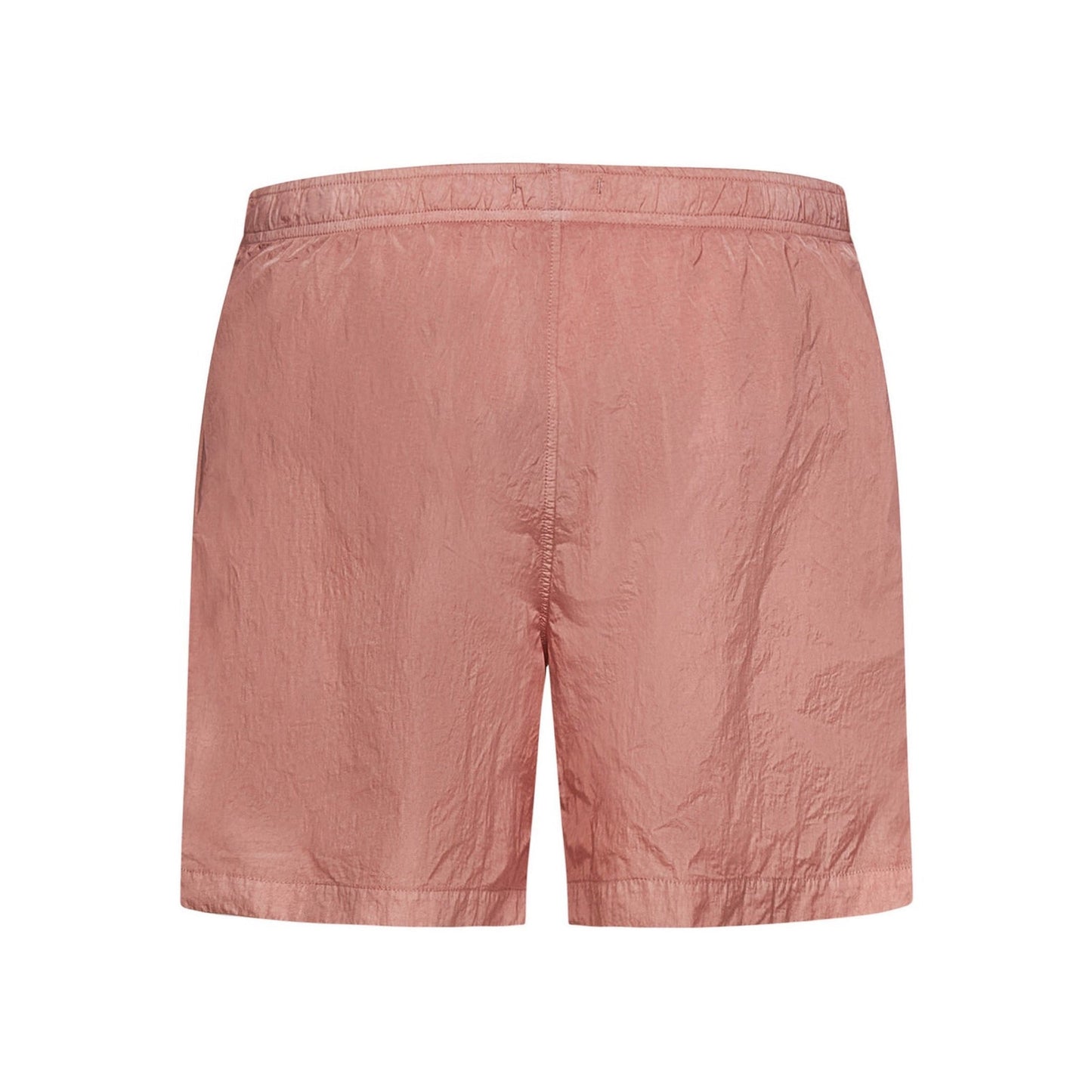 Cp Company Eco-Chrome R Stitch Logo Swim Shorts Pale Mauve