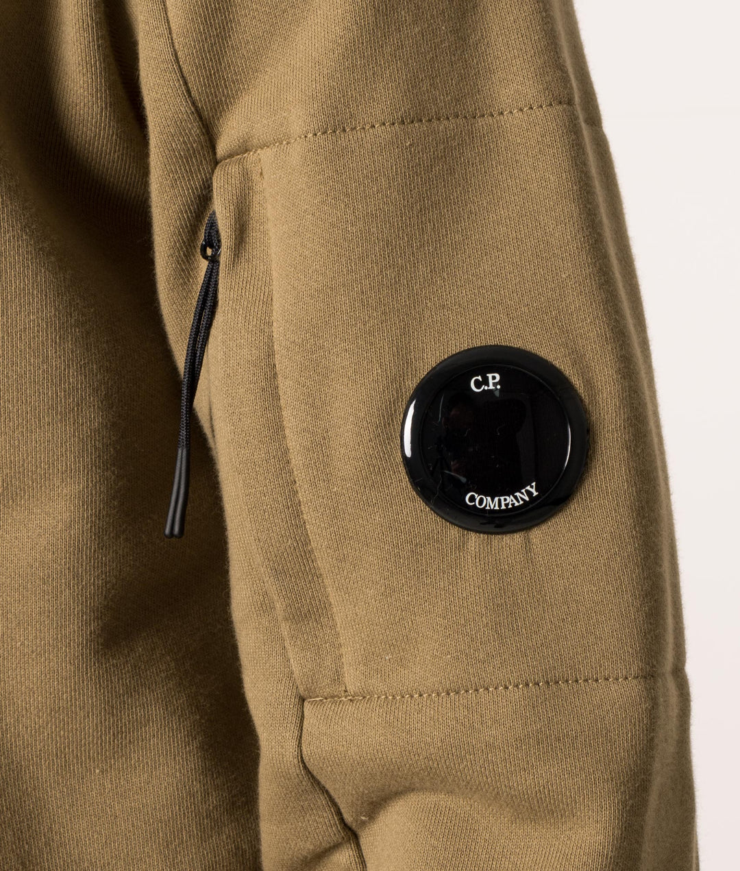 Cp Company Diagonal Raised Cotton Lens Sweatshirt Brown