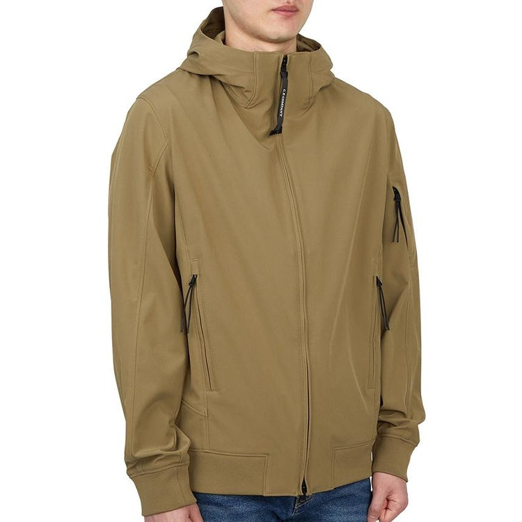 Cp Company Lens S/S Soft Shell Jacket Lead Grey
