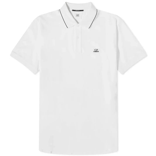 Cp Company 097A Regular Fit Polo Shirt in White