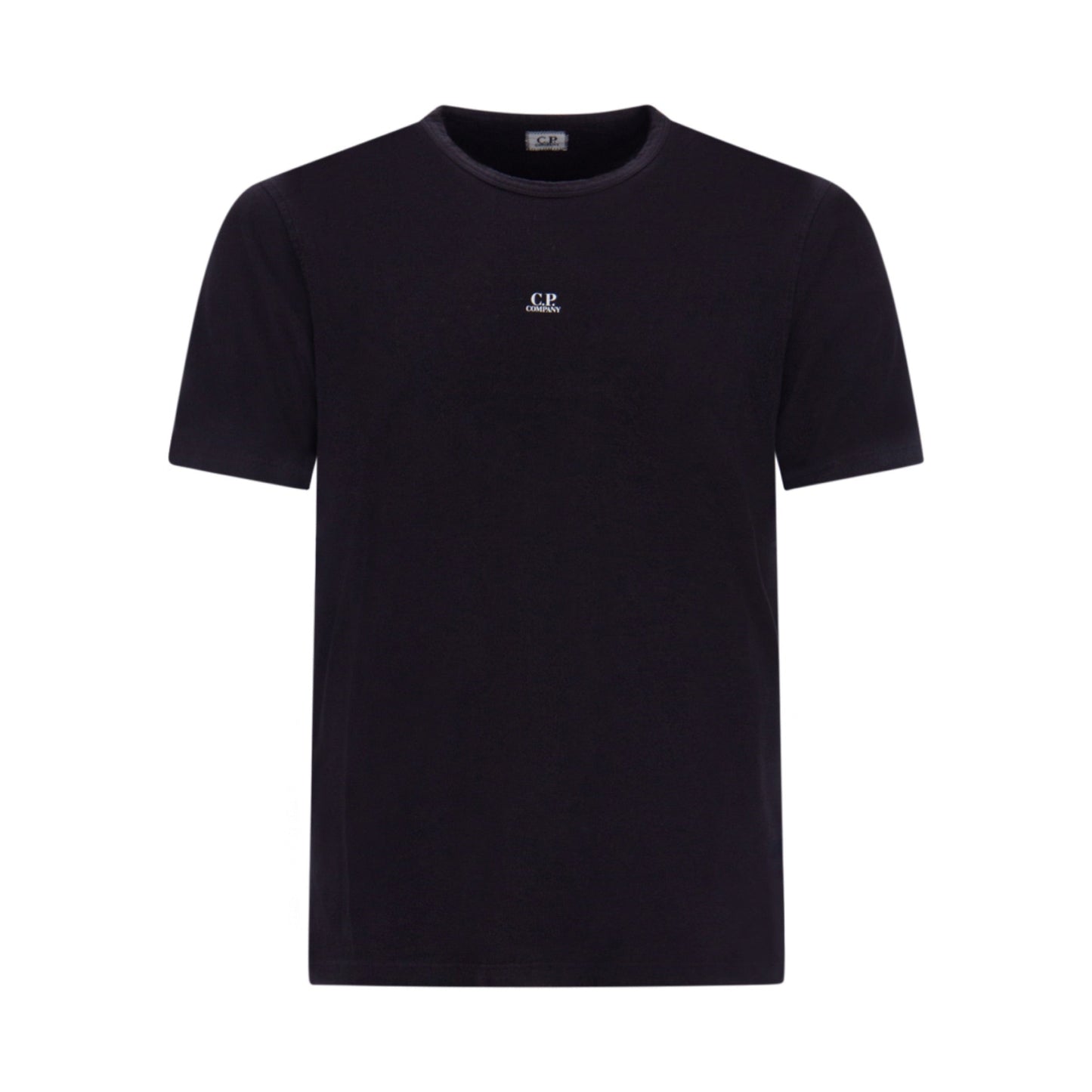 Cp Company Resist Dyed Small Logo T-Shirt In Black