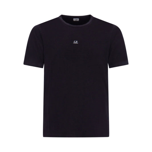 Cp Company Resist Dyed Small Logo T-Shirt In Black