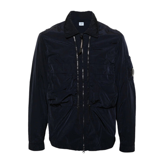 Cp Company Chrome-R Lens Overshirt in Navy
