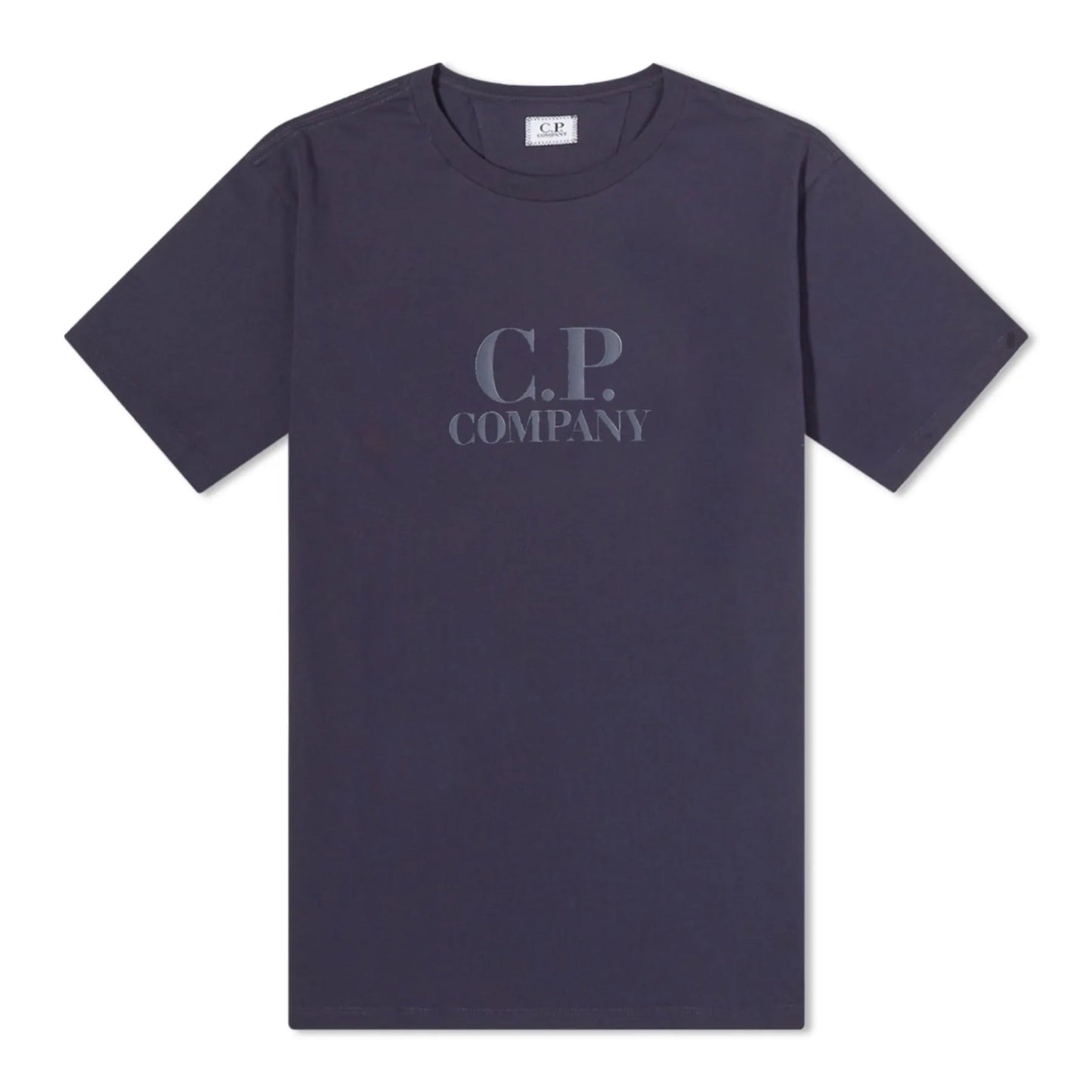 Cp Company Tonal Logo T-Shirt 119A In Navy