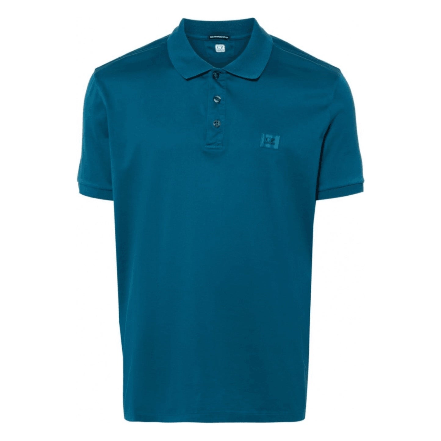 Cp Company 091A 70/2 Mercerized Cotton Polo Shirt in Ink Blue