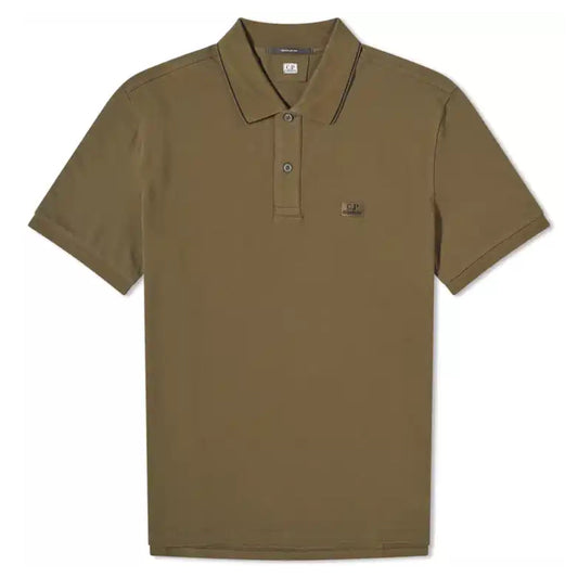 Cp Company 097A Regular Fit Polo Shirt in Ivy Green