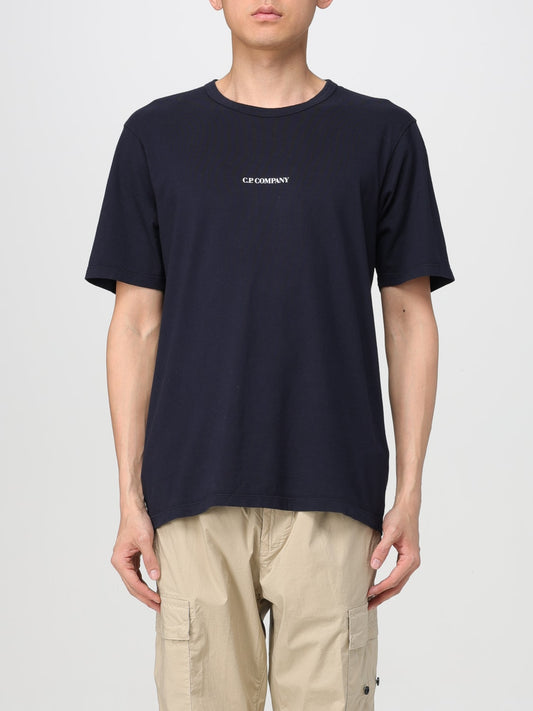 Cp Company Small Logo T-Shirt In Navy