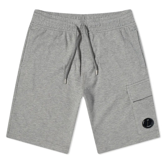 Cp Company Light Fleece Lens Shorts Grey M93