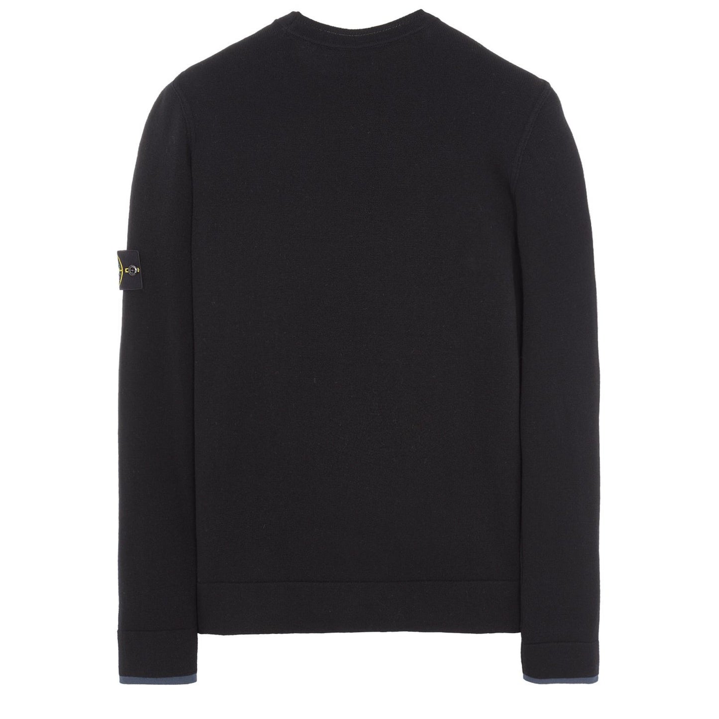 Stone Island Virgin Wool Sweatshirt in Black