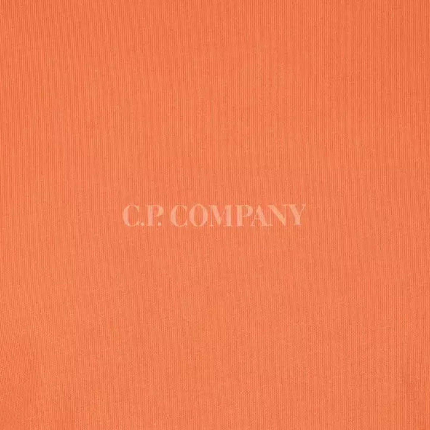 Cp Company 24/1 Jersey Logo T-Shirt In Harvest Pumpkin