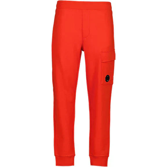 Cp Company Diagonal Raised Lens Joggers in Fiery Red