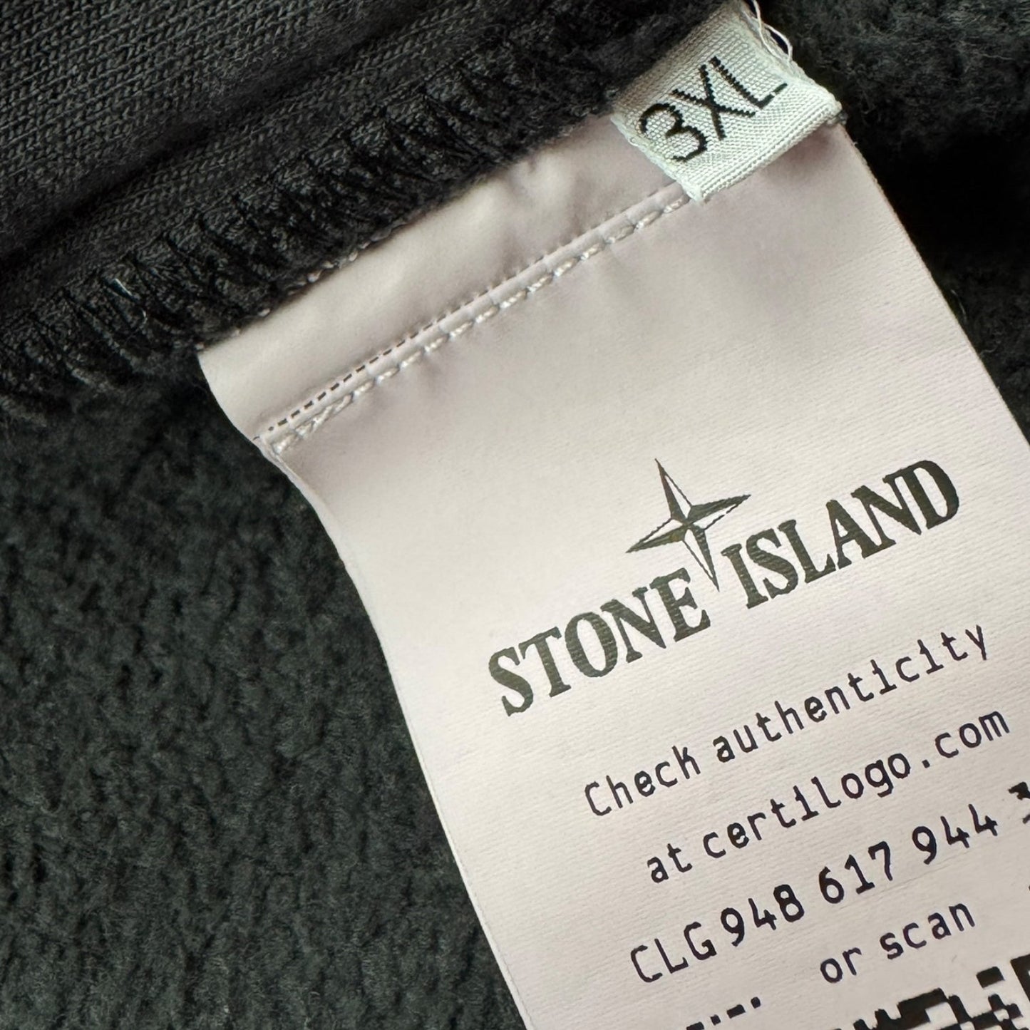 Stone Island Teddy Fleece Jacket A/W 21 Black