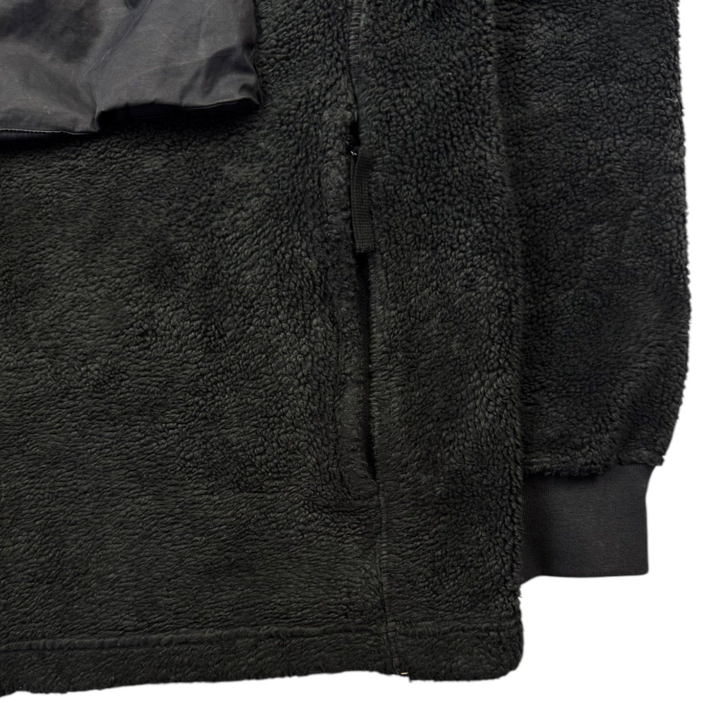 Stone Island Teddy Fleece Jacket A/W 21 Black