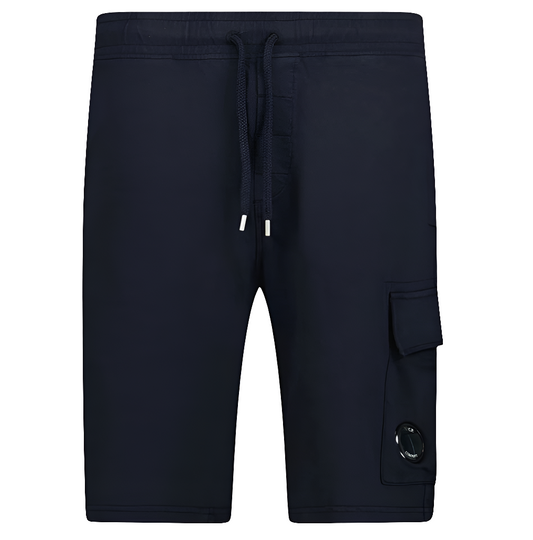 Cp Company Light Fleece Lens Shorts Navy