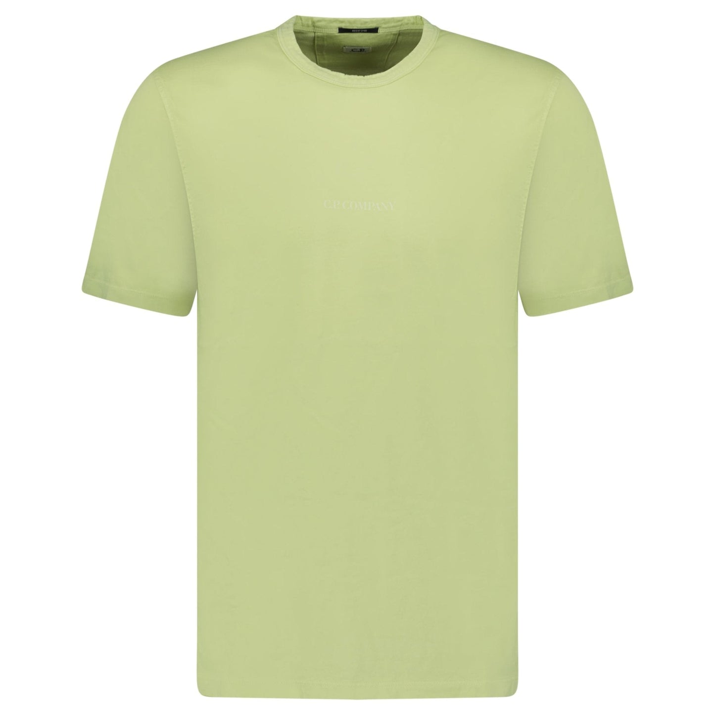 CP Company 24/1 Jersey Logo T-Shirt White Pear