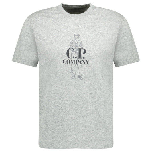 CP Company 30/1 British Sailor T-Shirt in Grey