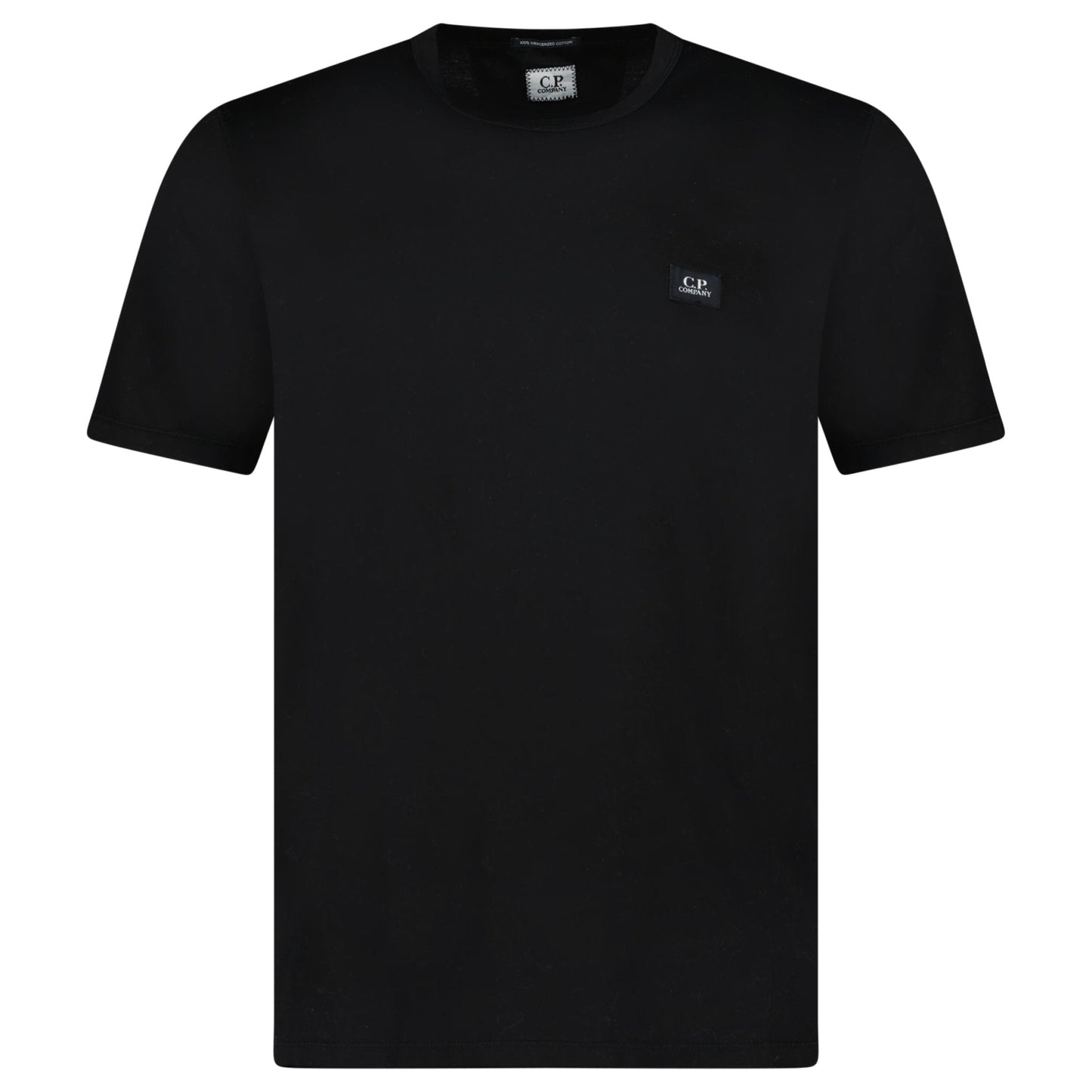 CP Company 30/1 Stitch Mercerized Cotton Logo T-Shirt Black
