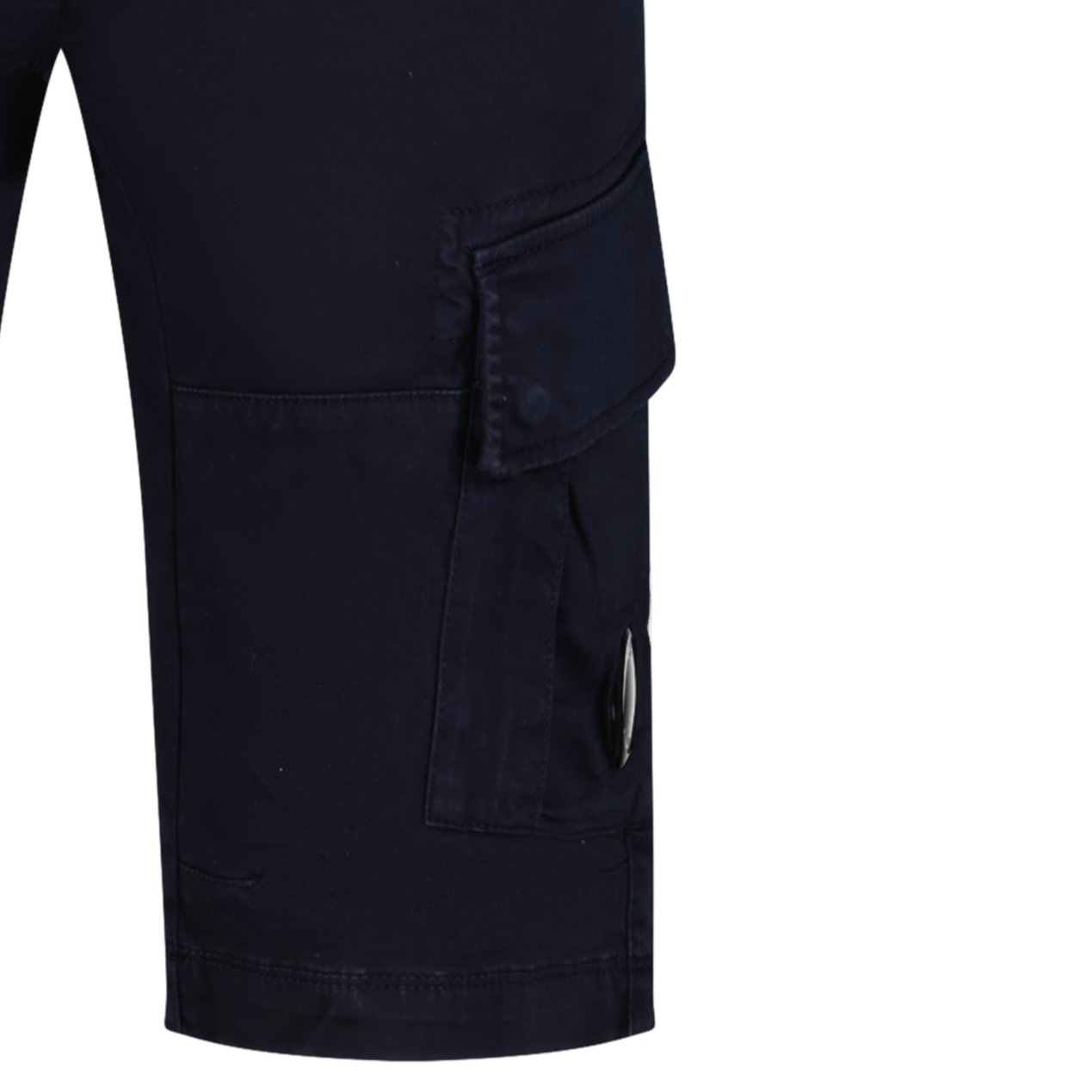 CP Company Bermuda Cargo Lens Shorts Navy