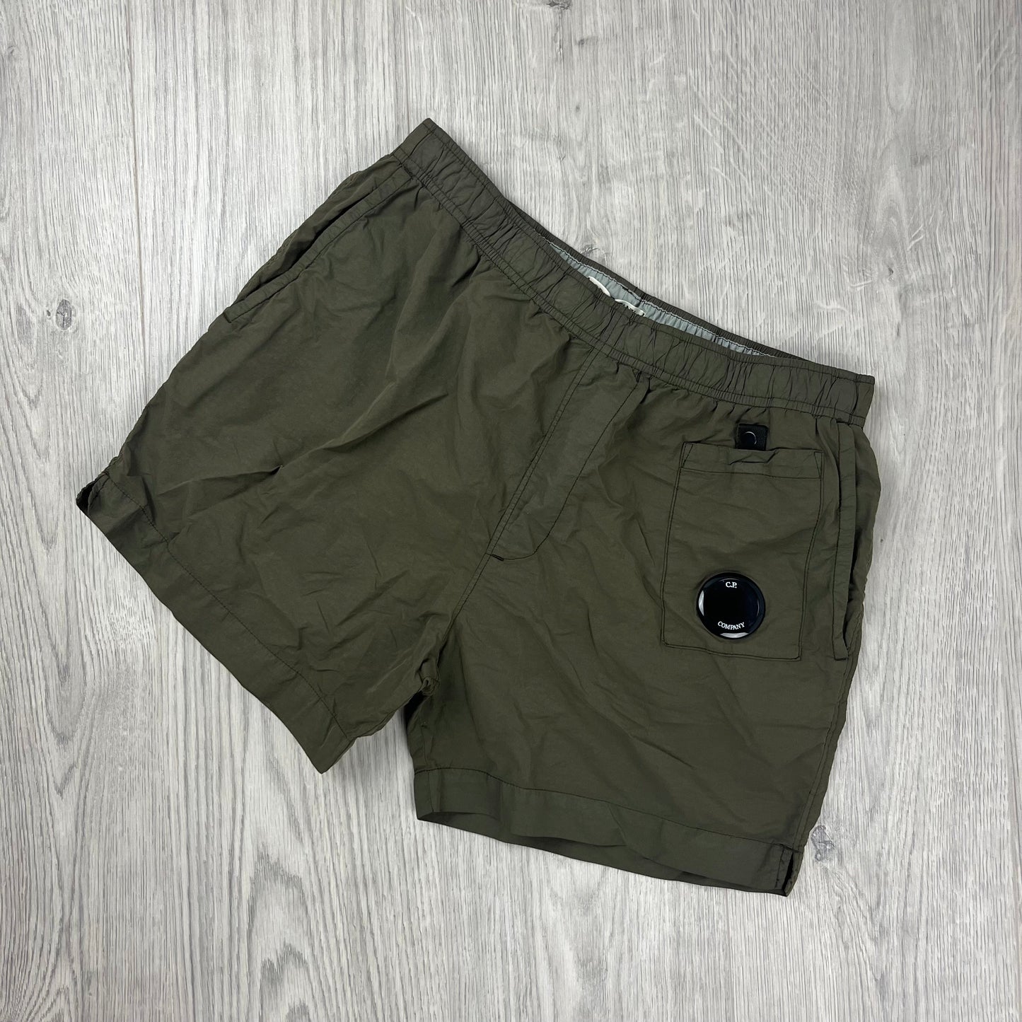 CP Company Lens Swim Shorts - Ivy Green