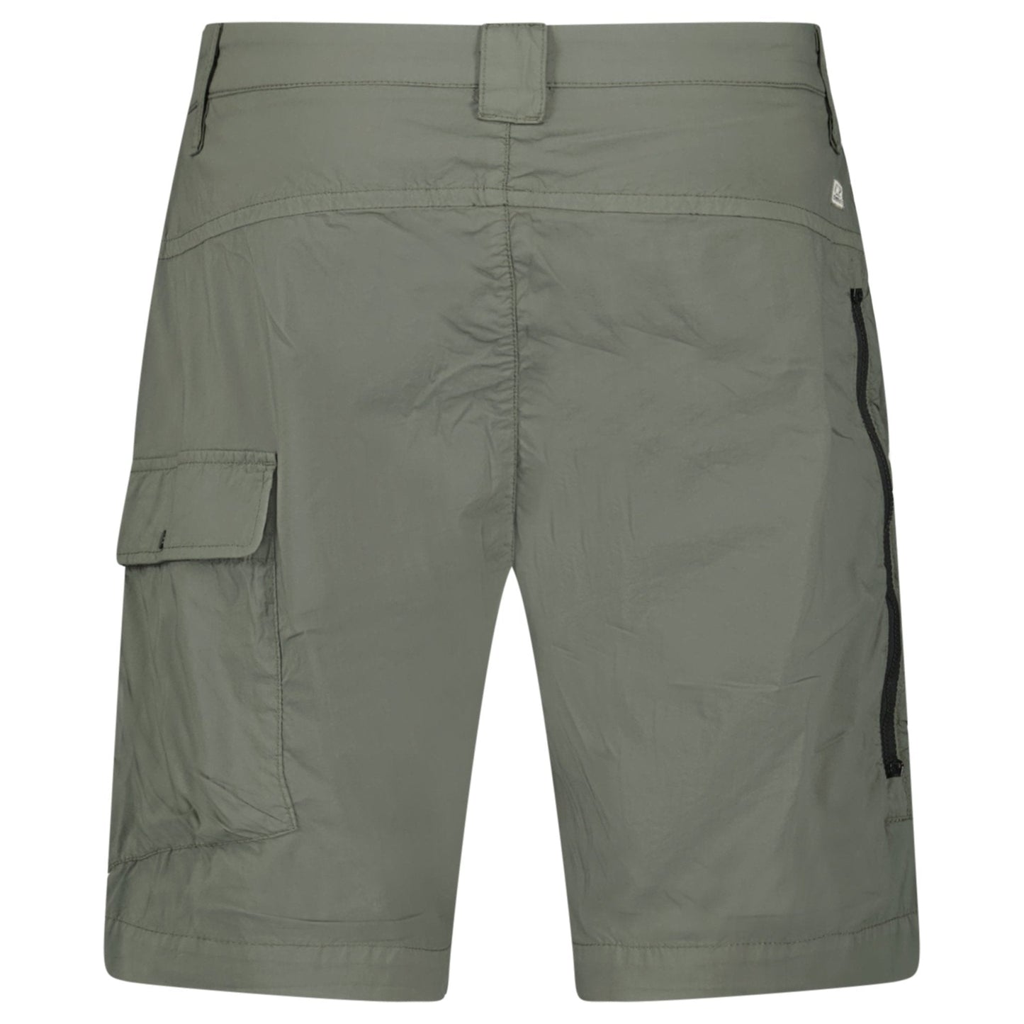 CP Company Ivy Green Stretch Sateen Cargo Shorts