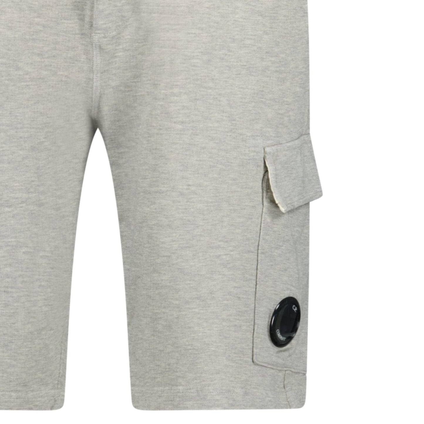 CP Company Light Fleece Lens Sweat Shorts Greystone