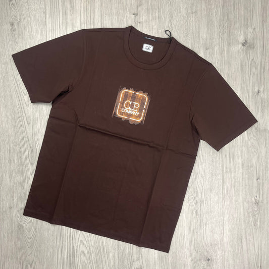 CP Company Metropolis T-Shirt - Rum Raisin