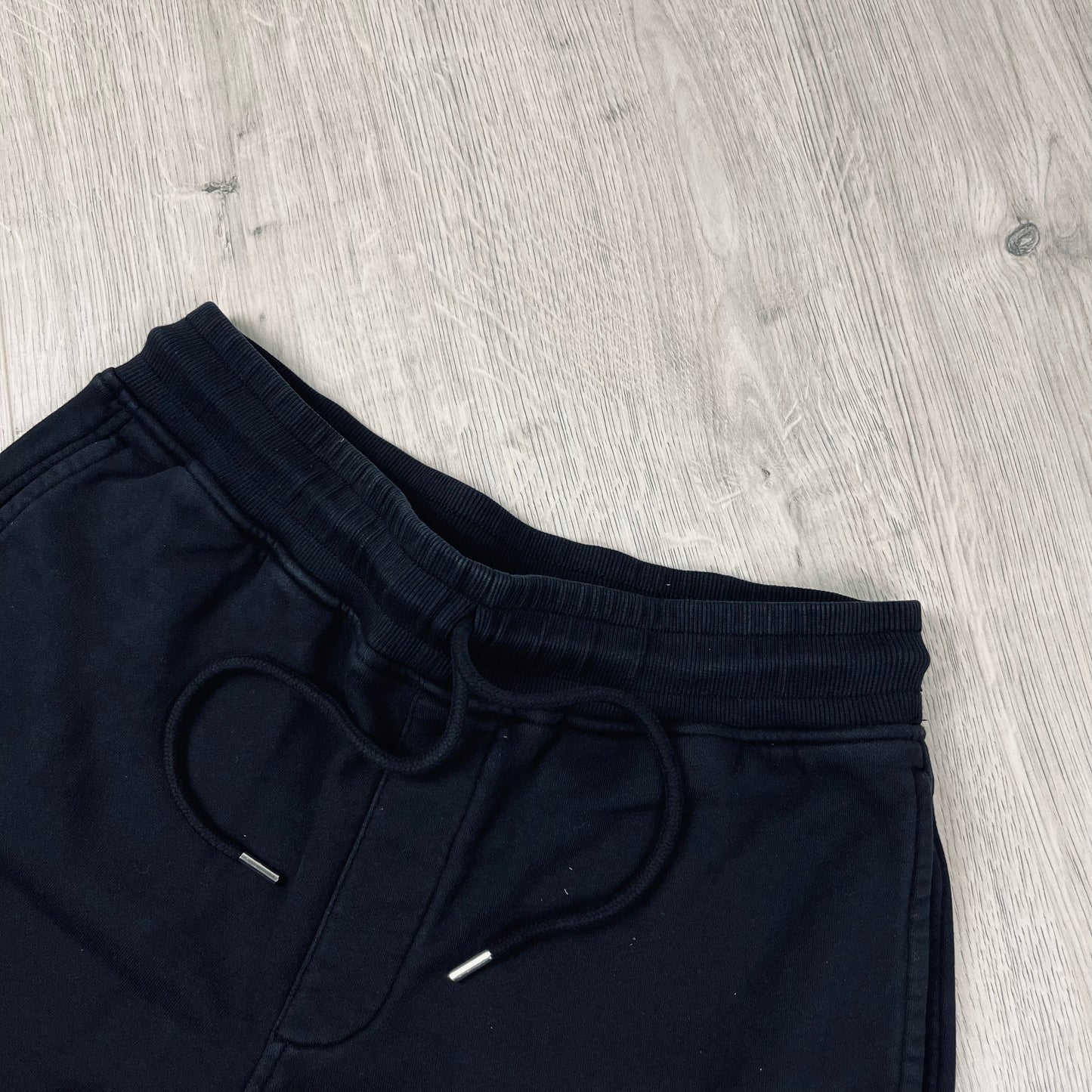 CP Company Raised Fleece Jersey Shorts - Black
