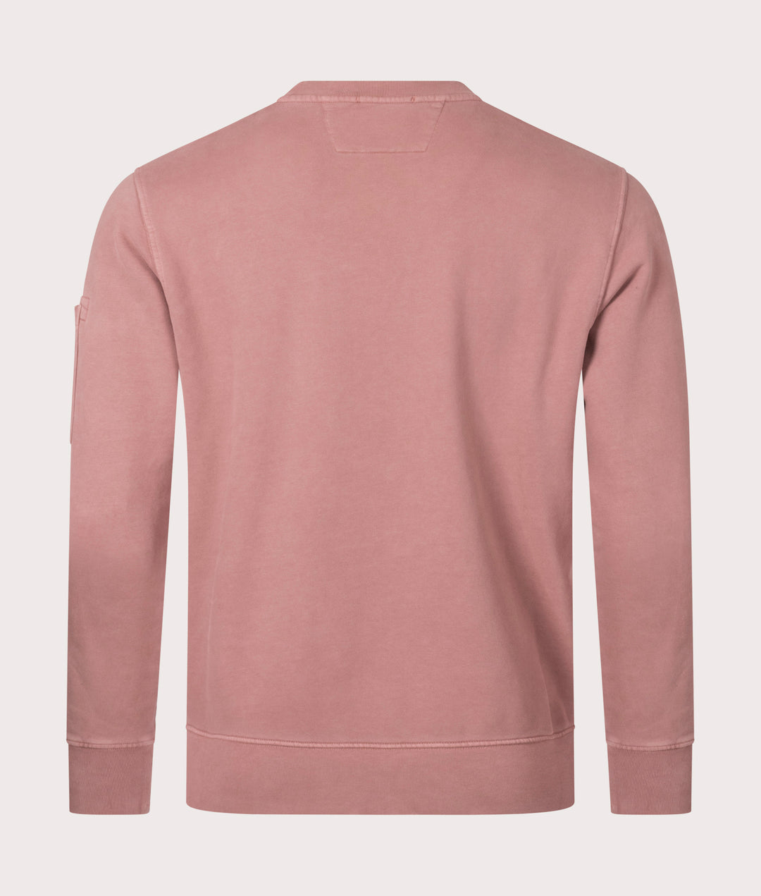 Cp Company Brushed Emerized Resist Dyed Lens Sweatshirt In Cedar Wood