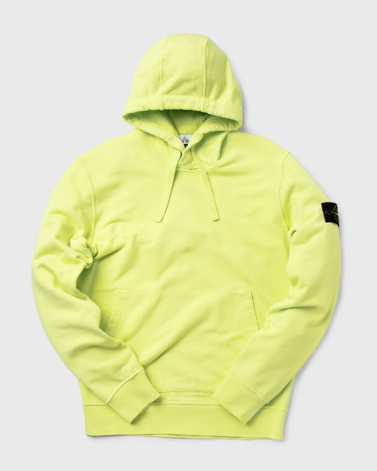Stone Island Overhead Hoodie In Lemon