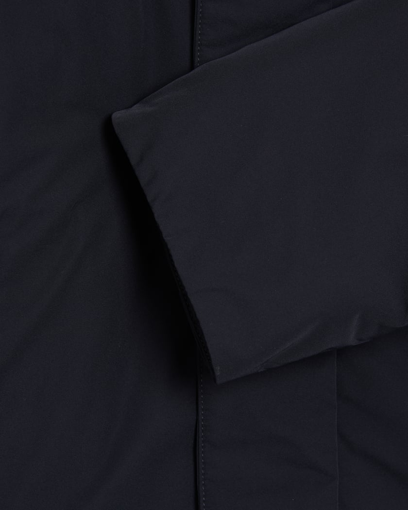 Stone Island Micro Twill With Primaloft Insulation Jacket In Black
