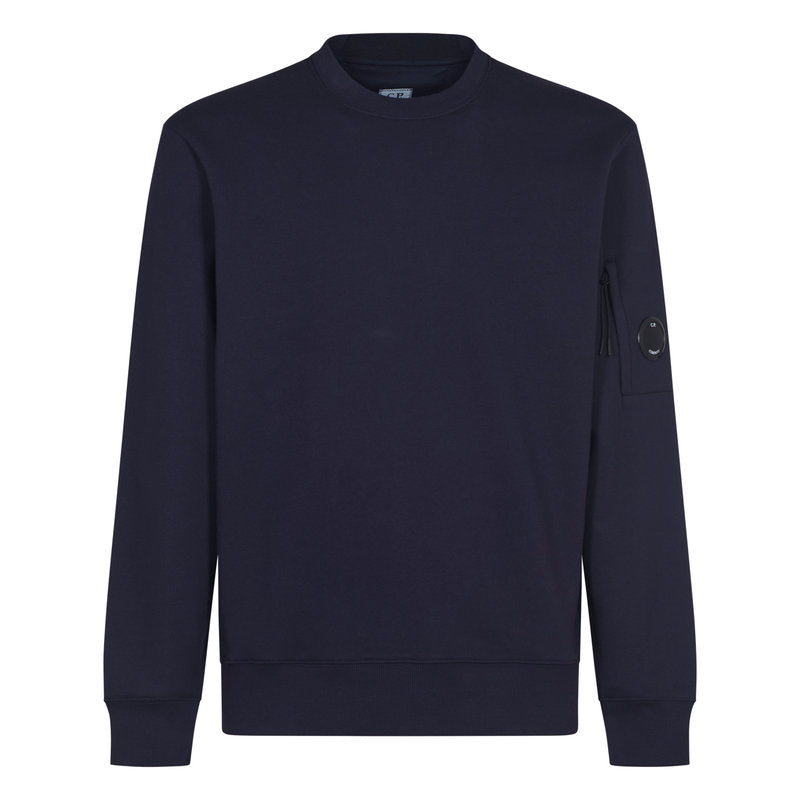 Cp Company Diagonal Raised Lens Sweatshirt in Navy