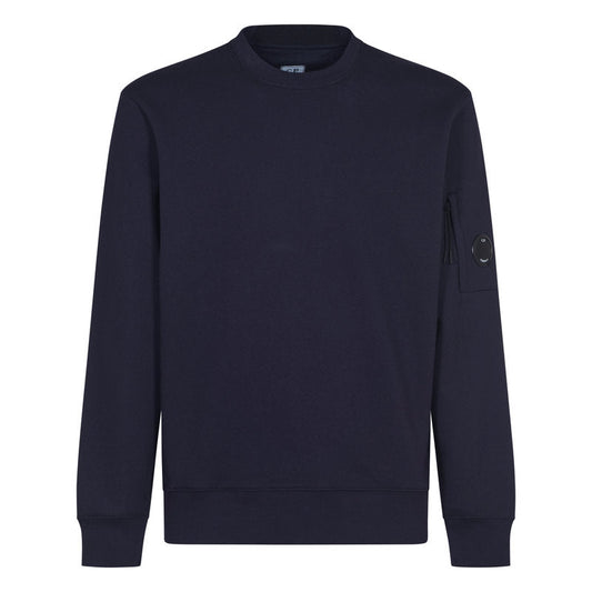 Cp Company Diagonal Raised Lens Sweatshirt in Navy