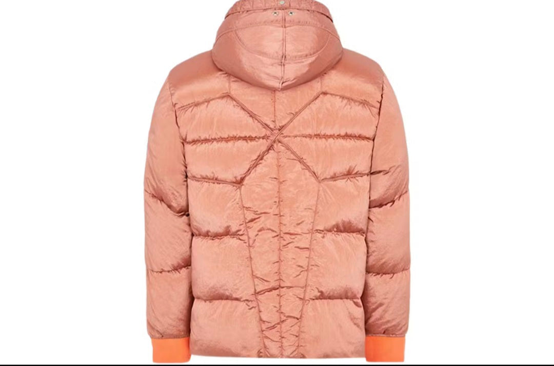 Stone Island Nylon Metal Econyl Regenerated Nylon With Down In Peach