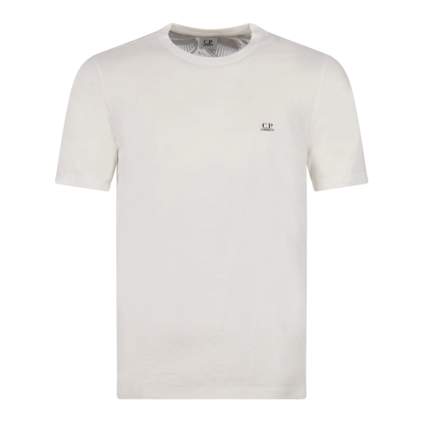 Cp Company 30/1 Jersey Goggle T-Shirt In White