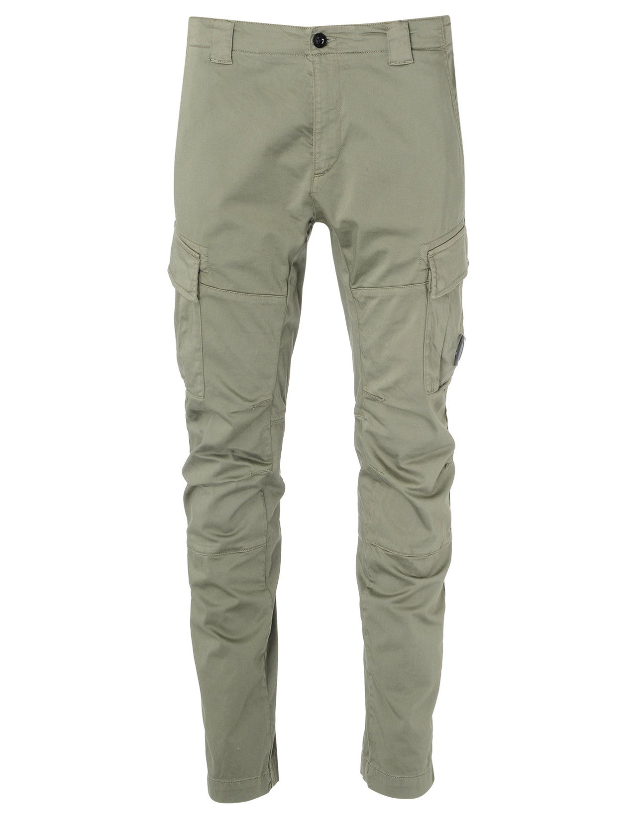 Cp Company 056A Stretch Sateen Cargo Pants In Agave Green