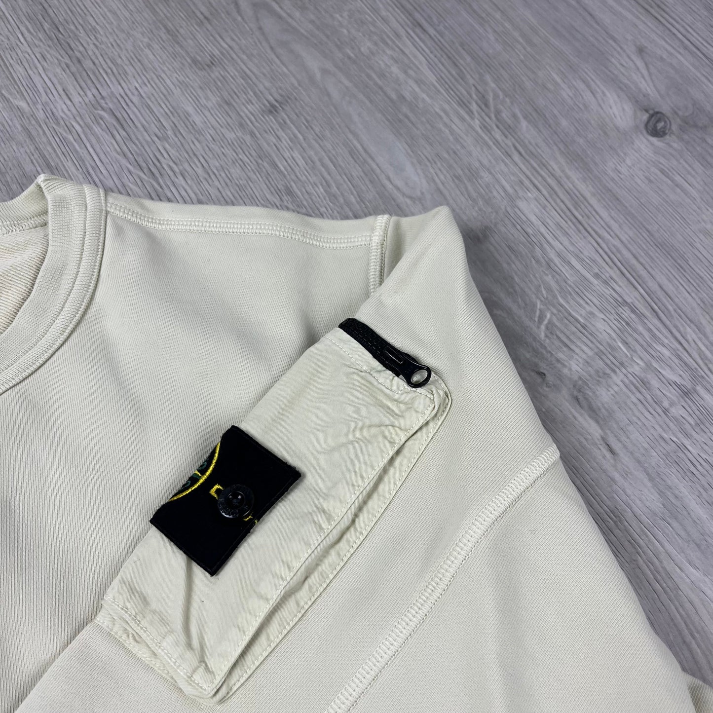Stone Island Dyed Sweatshirt - Oat
